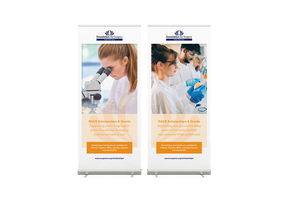 RACS Surgery Scholarschip Banners