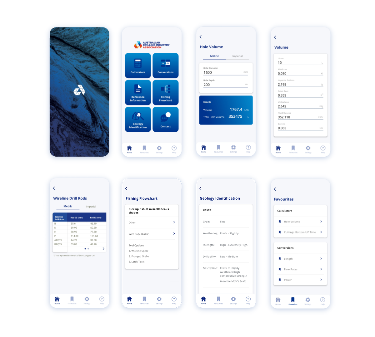 ADIA App Screens